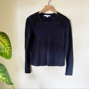 Boden | Lace Shoulder Sweater